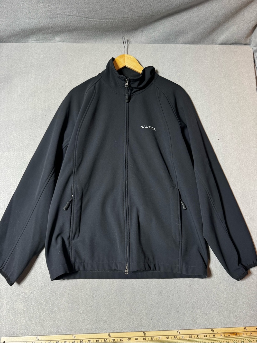 Nautica Men’s Black Full-Zip Jacket Size L